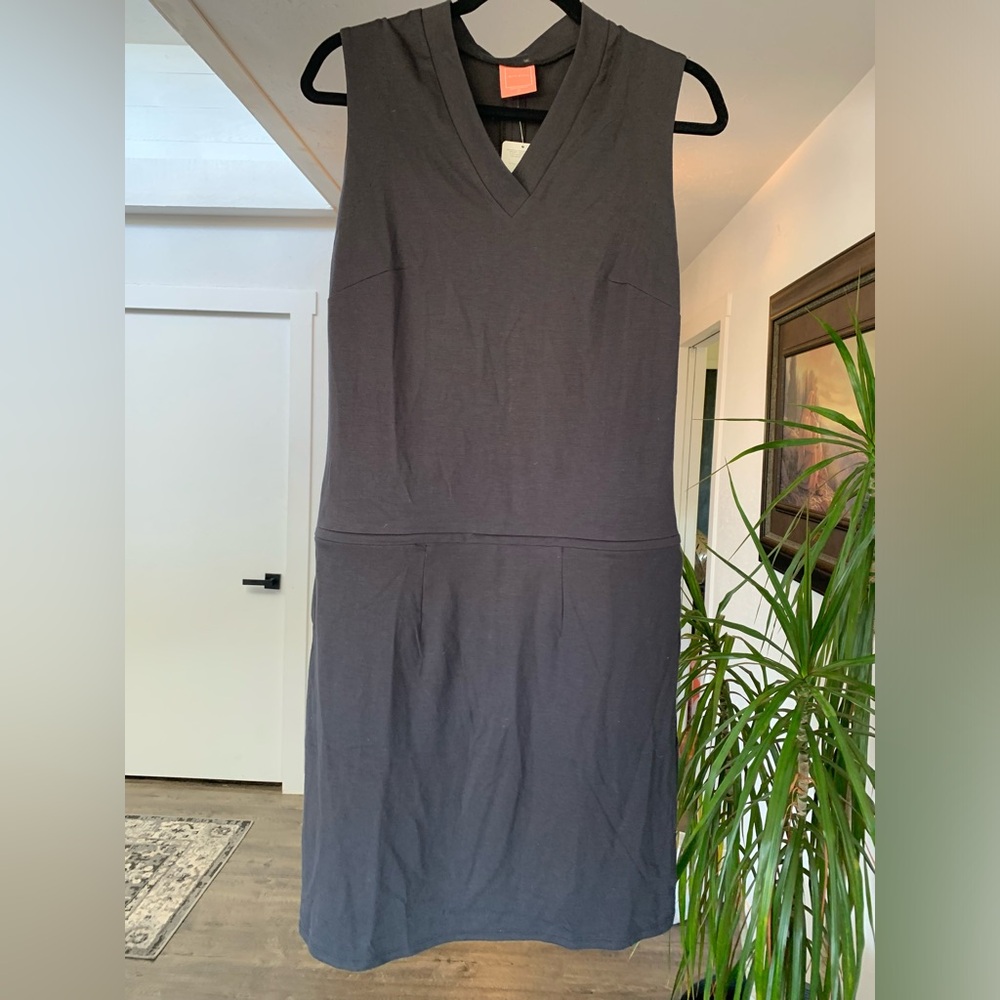 Suite Stitch Zip Off Dress Sleeveless Detachable Top Skirt Tencel Women’s M Prel